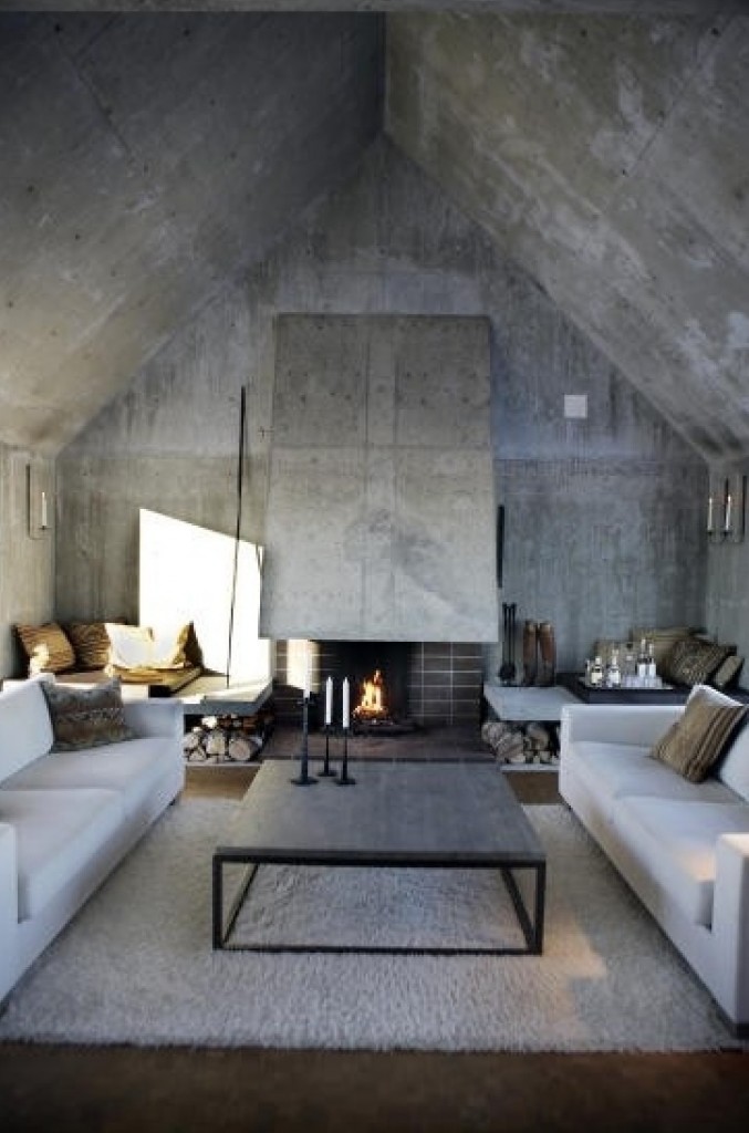 13x beton in huis interior junkie