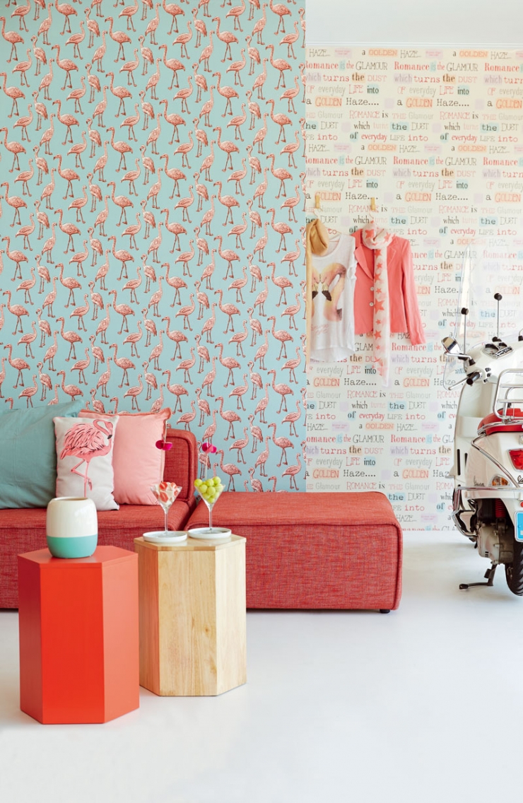 9x zomers behang in huis interior junkie