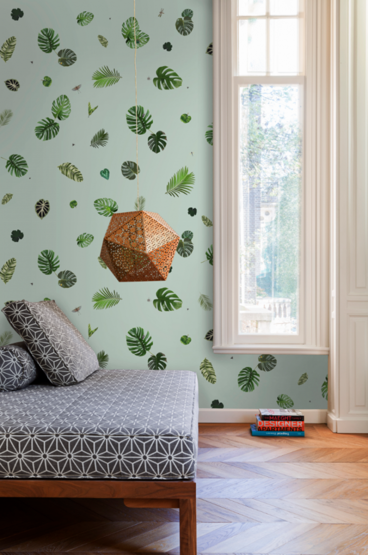 9x zomers behang in huis interior junkie