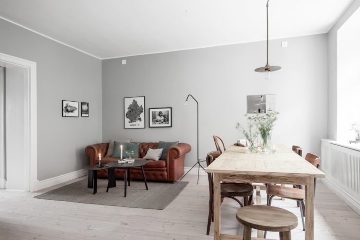 Zweeds appartement vol met beton interior junkie