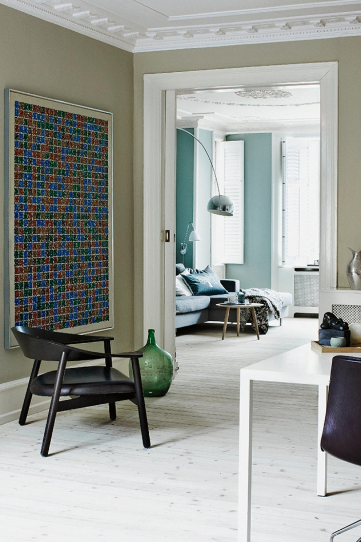 Deense woning vol met zachtblauwe tinten interior junkie