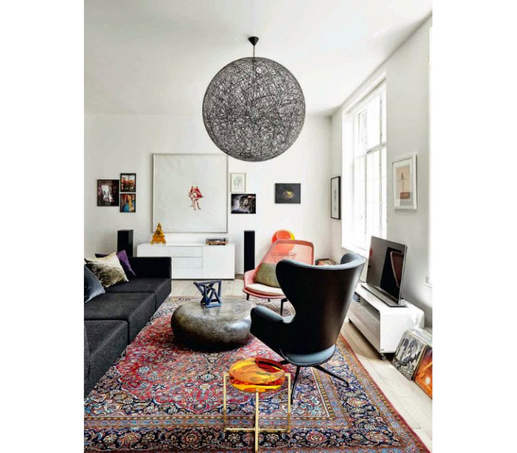 Ultieme woonfavoriet: het vloerkleed in huis interior junkie Gietvloer vloerkleed woonkamer