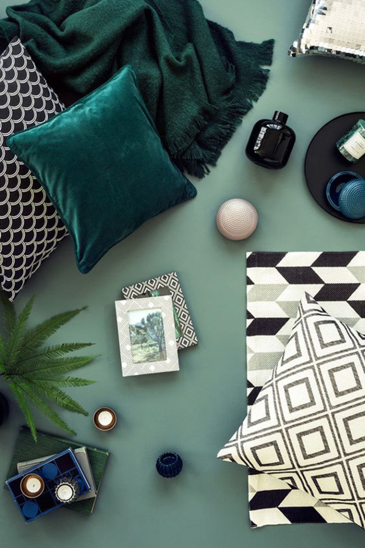 Kleur bekennen met groen in huis interior junkie