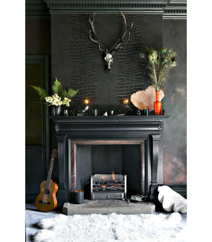 Leer op de muur, durf jij het aan? interior junkie