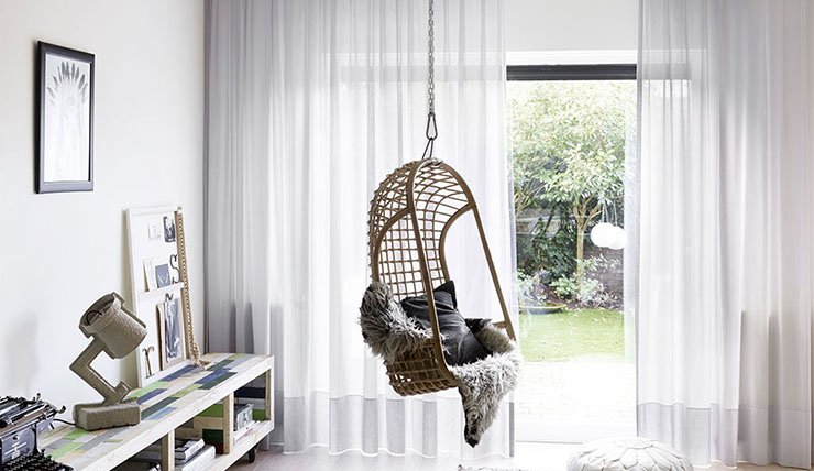 Mooi voor in huis: inbetween gordijnen interior junkie Gordijnen woonkamer appartement