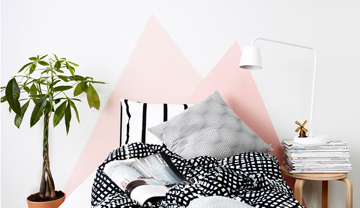 Creatief met kleurvlakken op je muur INTERIOR JUNKIE Bloglovin’