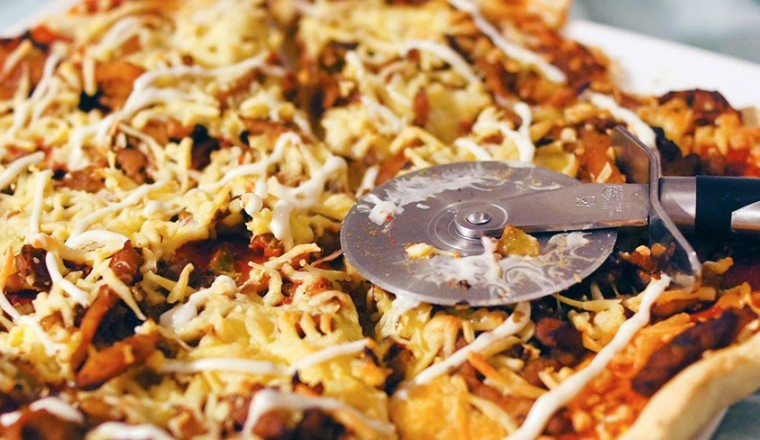 recept shoarma pizza recept shoarma pizza