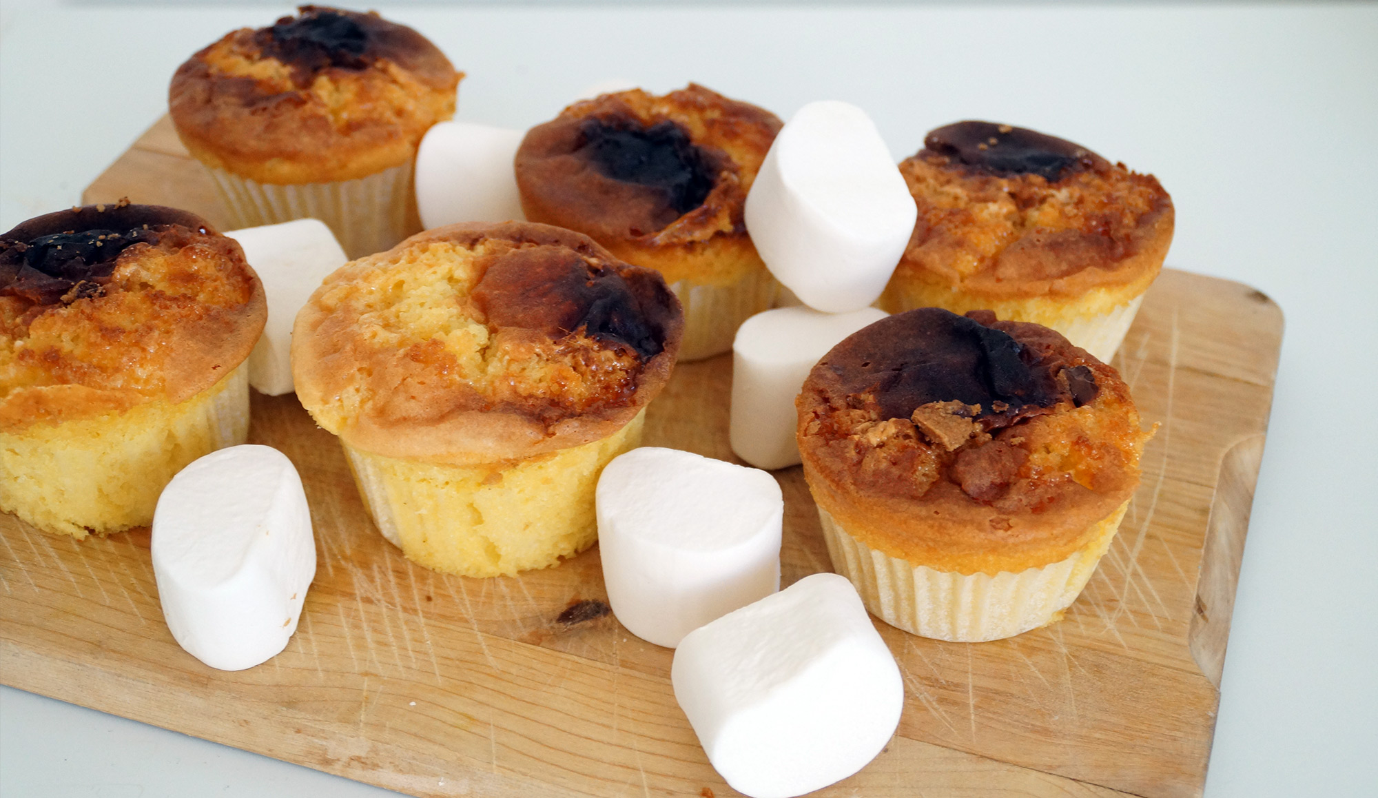 Misbaksel cupcakes met marshmallowvulling Gewoon wat