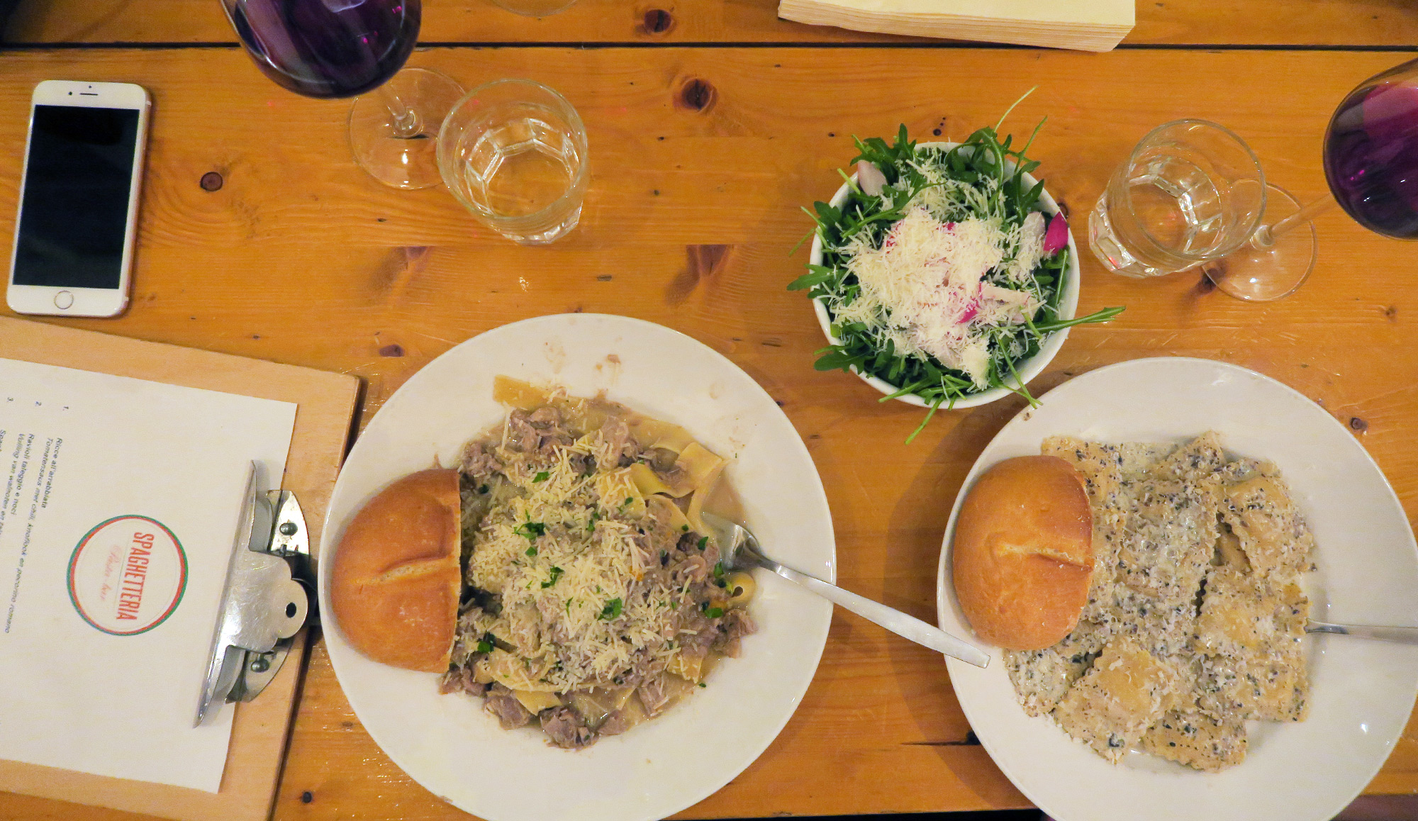 Hotspot Pasta eten bij Spaghetteria in Amsterdam West Gewoon wat een