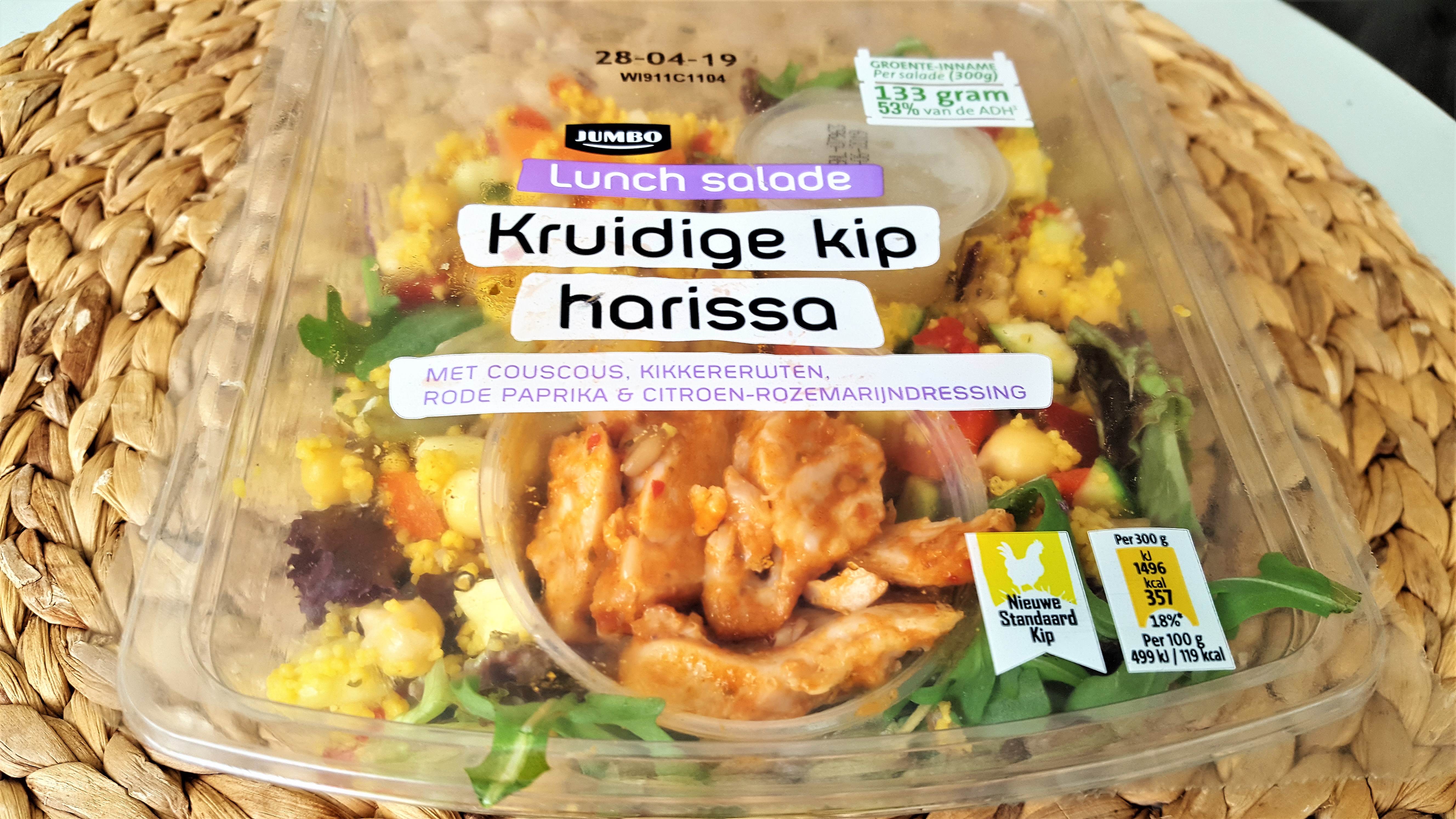 Kant & klaar 18 Kipharissa salade van Jumbo Gewoon wat een