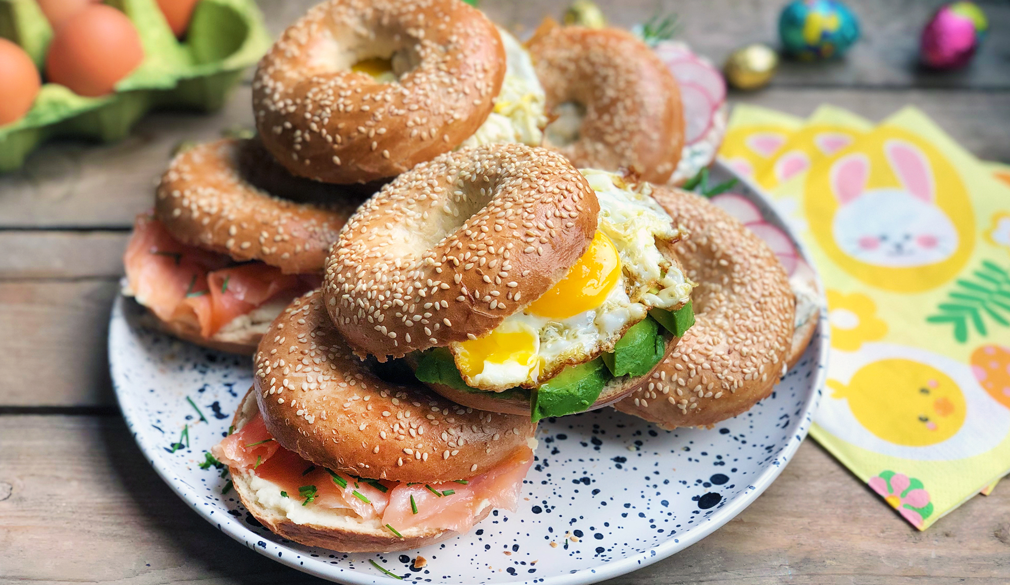 Brunchen met bagels Gewoon wat een studentje eet