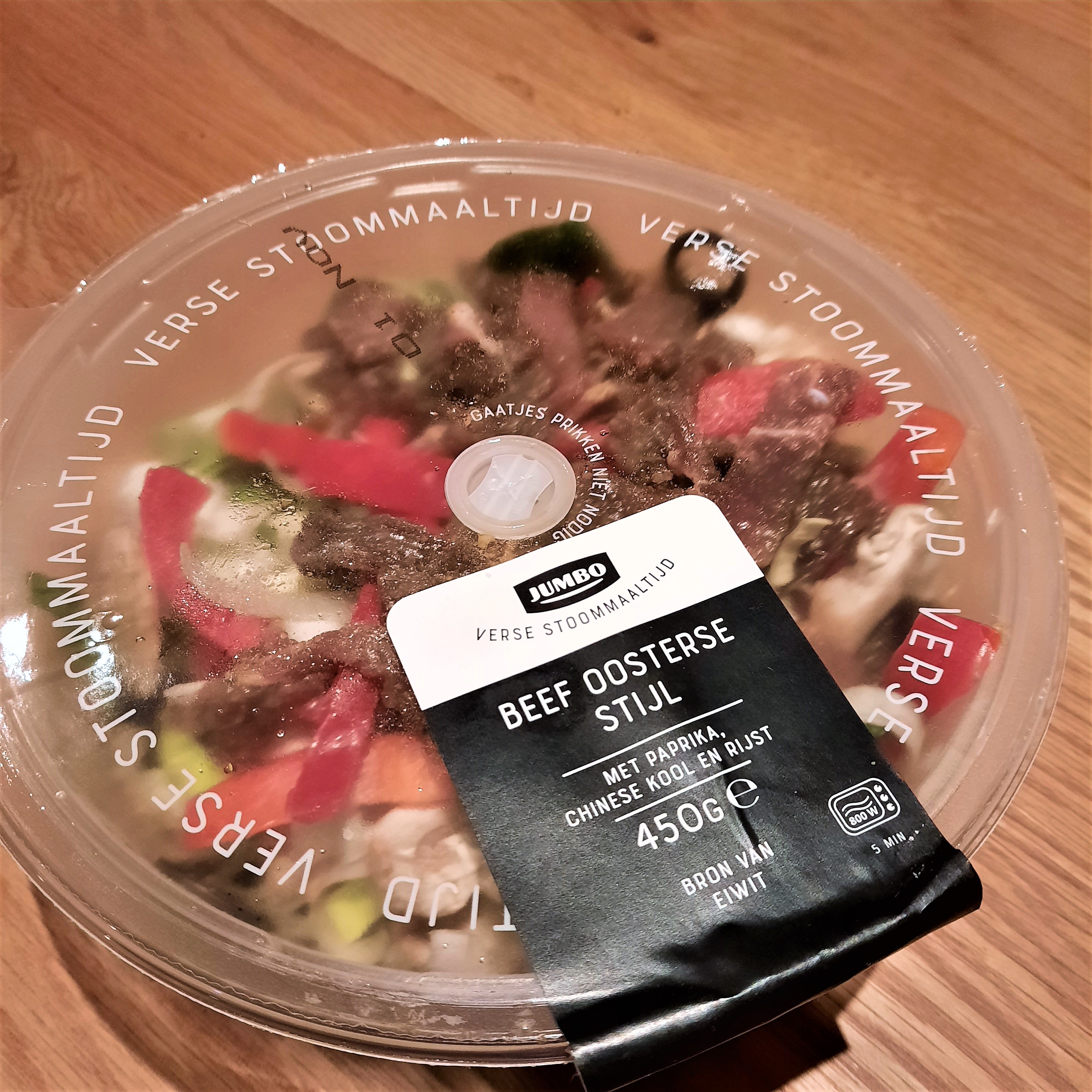 Kant & klaar 72 Stoommaaltijd Oosterse Beef van Jumbo Gewoon wat