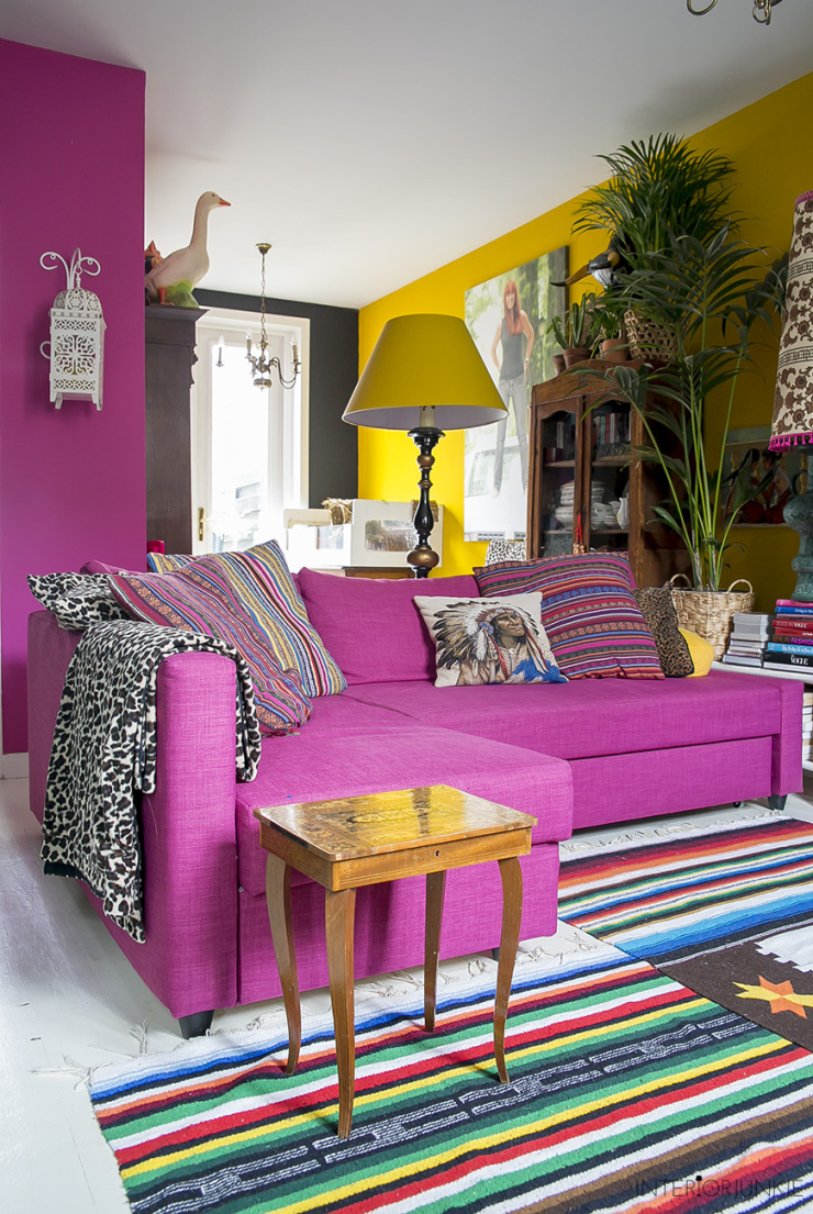 Wooninspiratie uit het kleurrijke huis van Odet