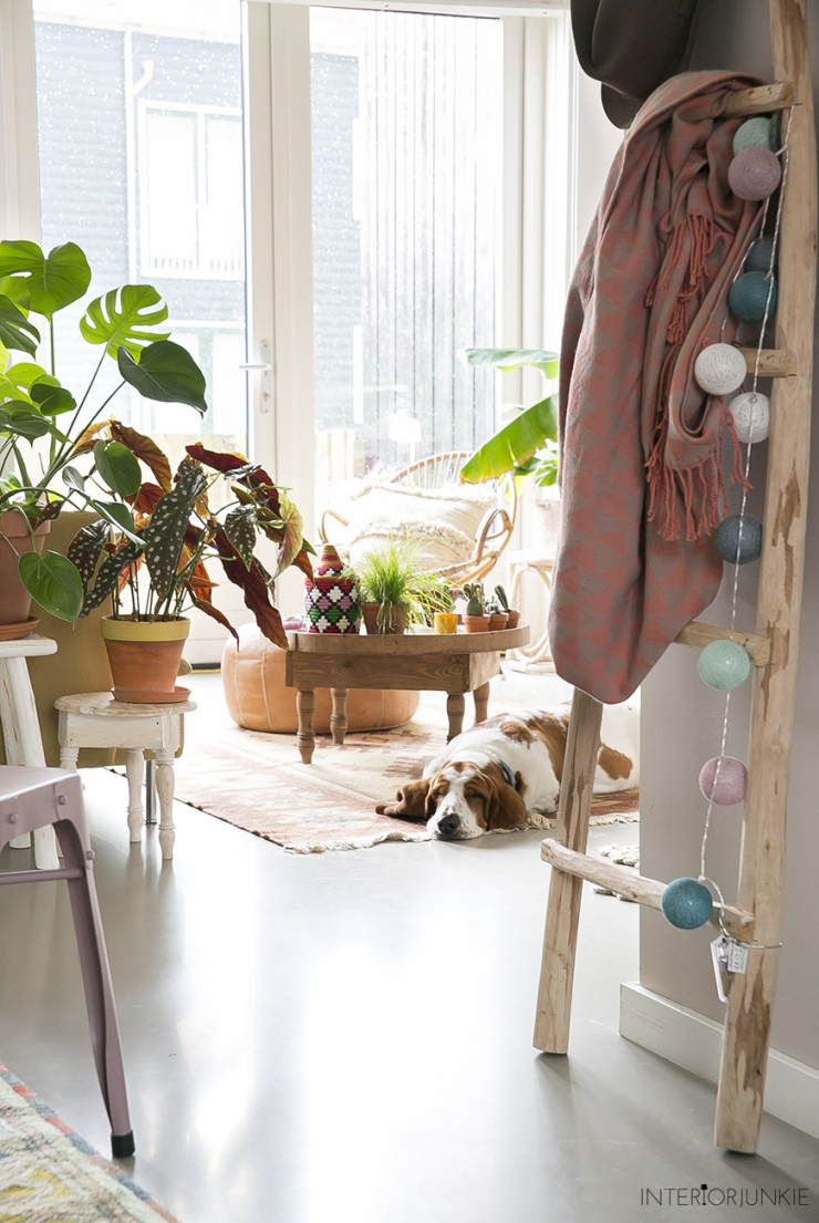 Binnenkijken in het bohemian interieur van Sabine