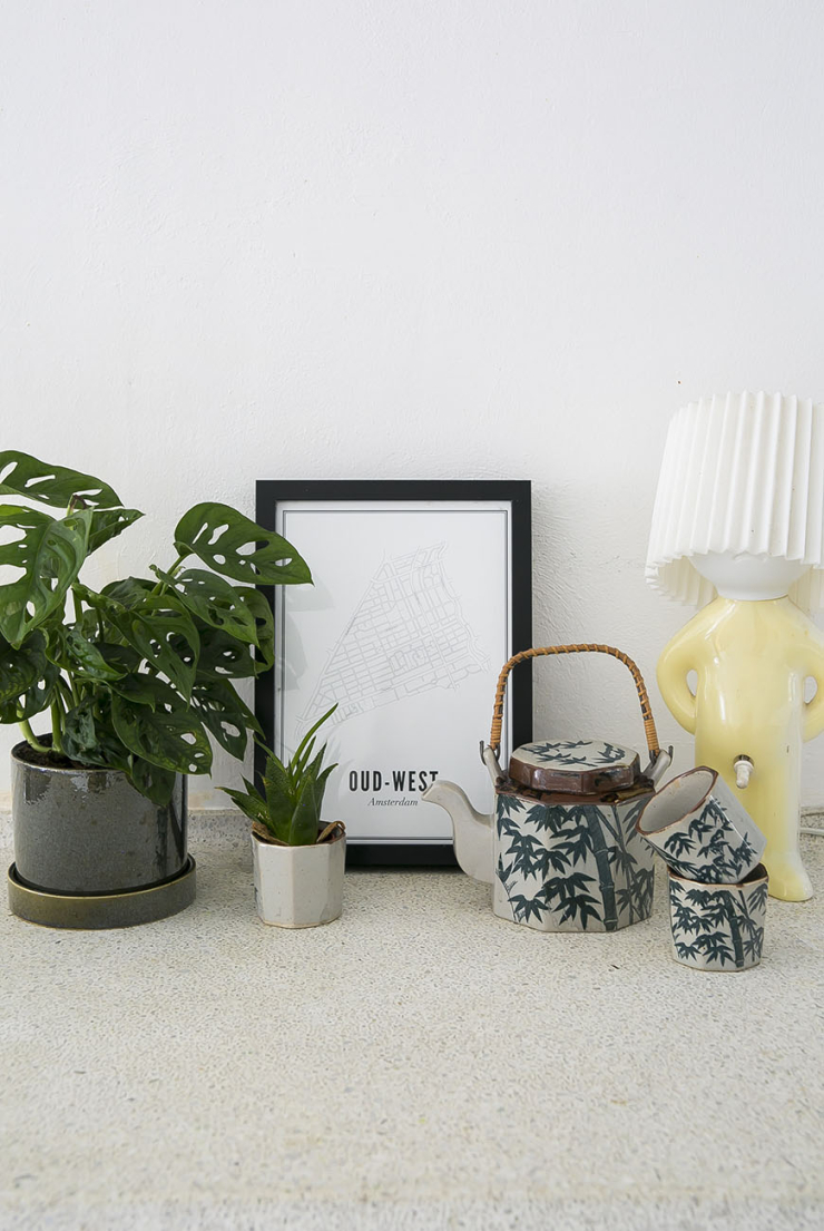 Thuis bij Bettina in een huis vol vintage meubelstukken