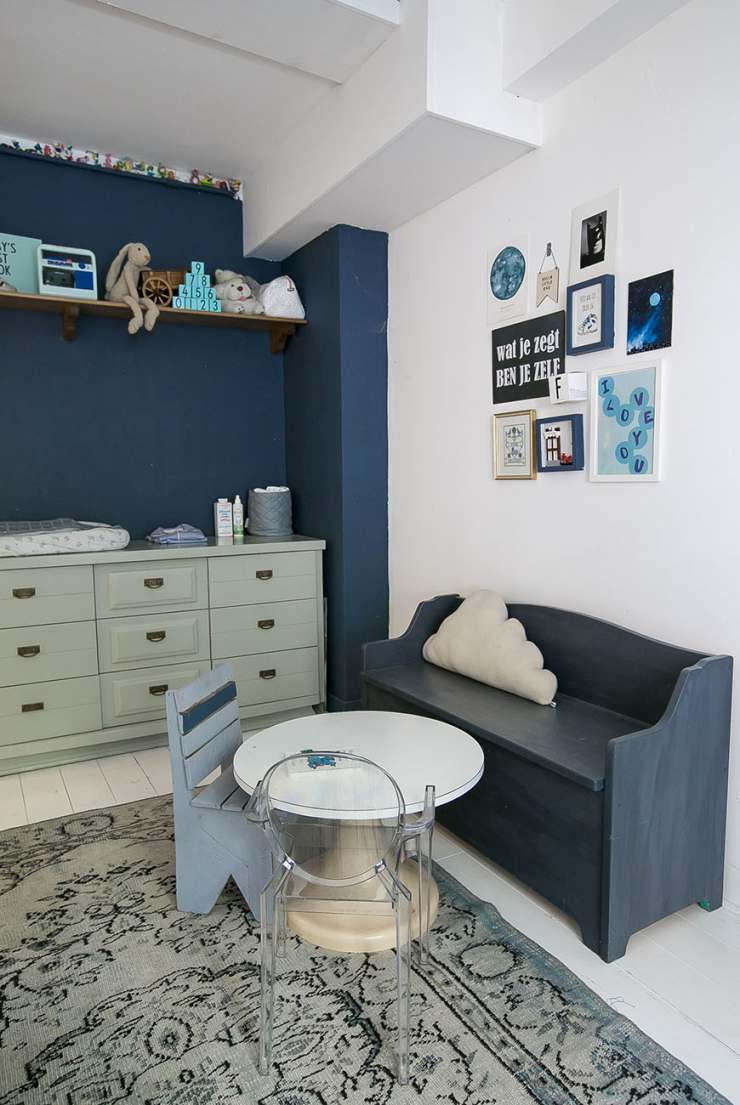Thuis bij Bettina in een huis vol vintage meubelstukken