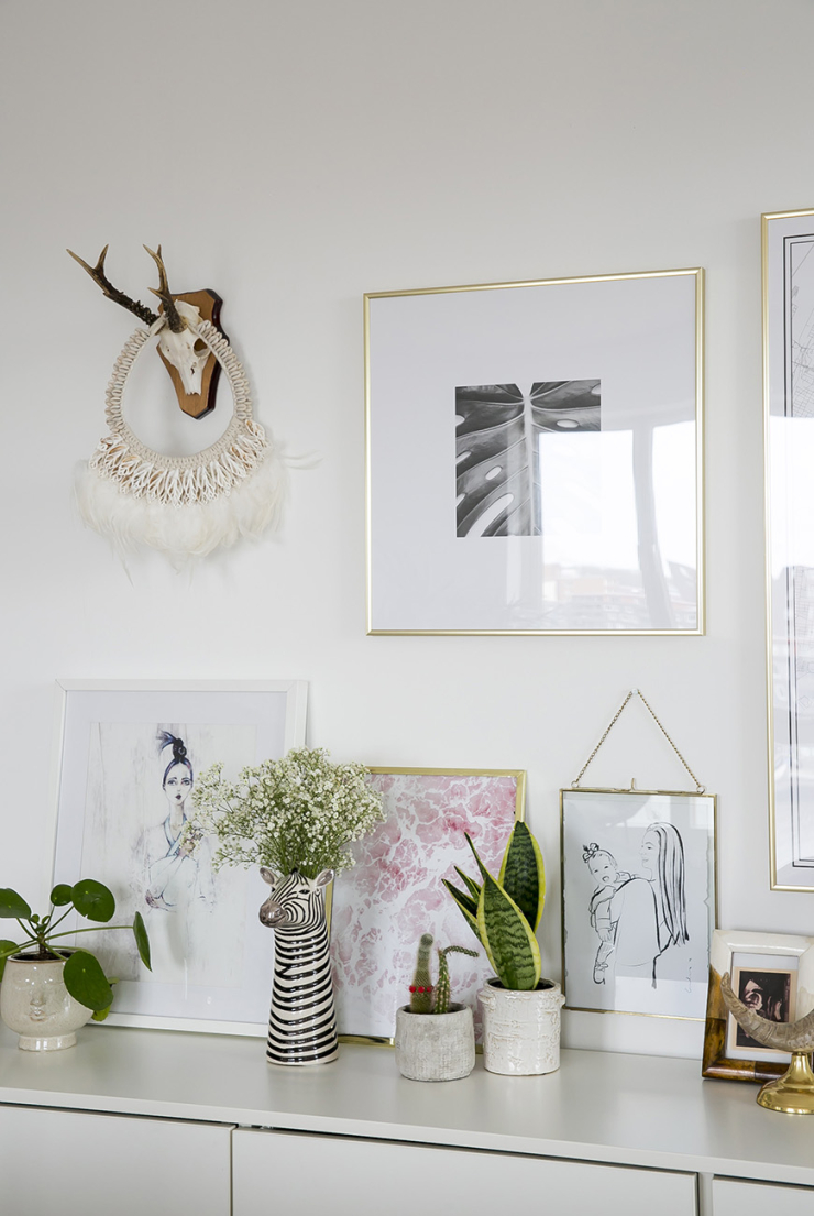 Thuis in het botanical chic huis van Marlieke Koks