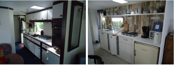 Voor en na keuken Anouk
